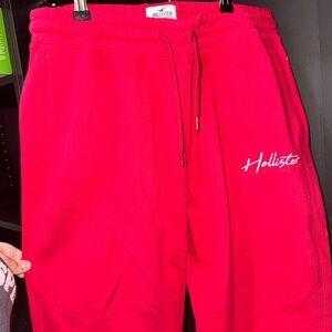 Hollister Kids Vibrant Red Joggers